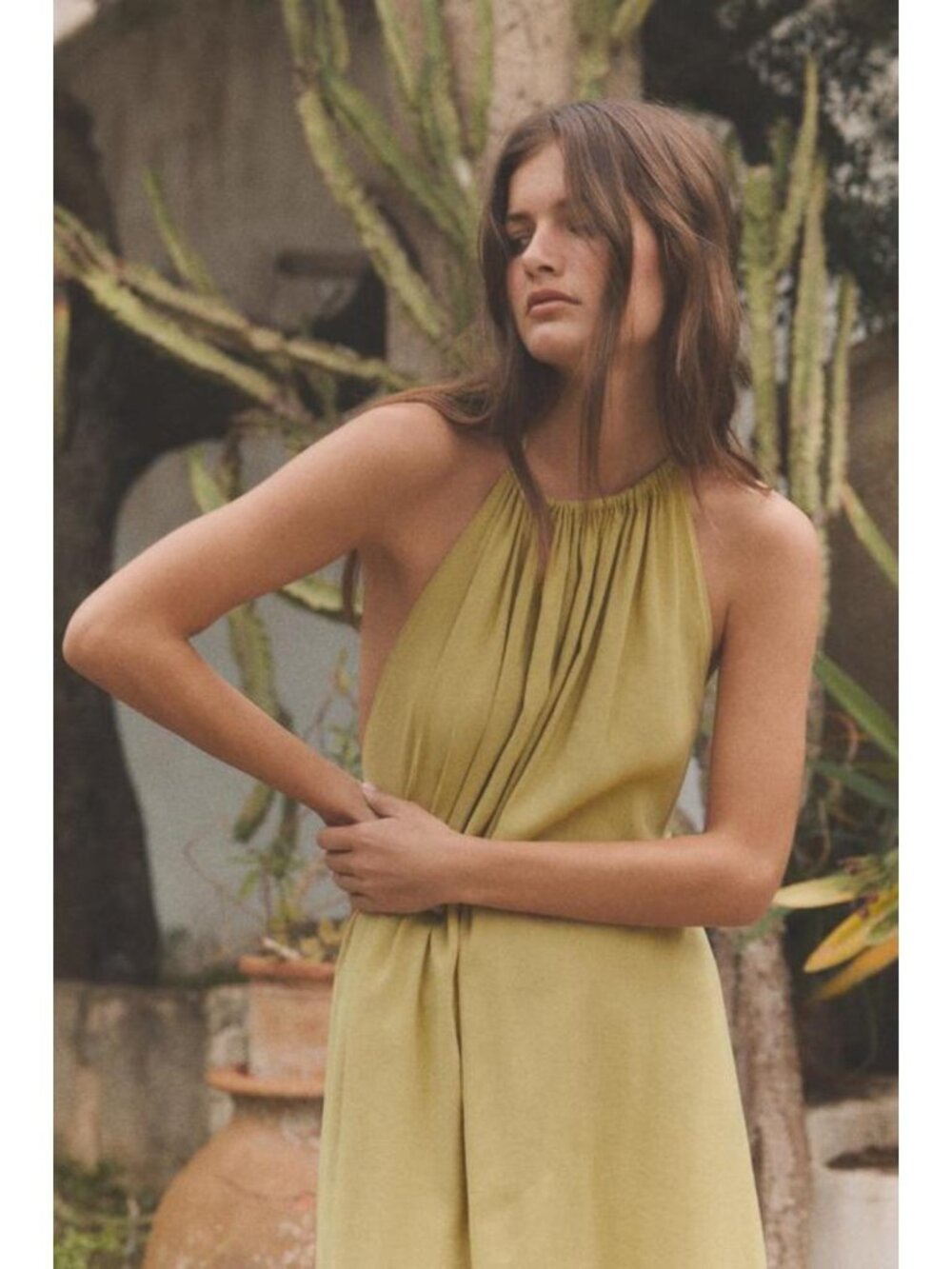 ZARA FLOWY HALTER DRESS - Picture 3 of 10